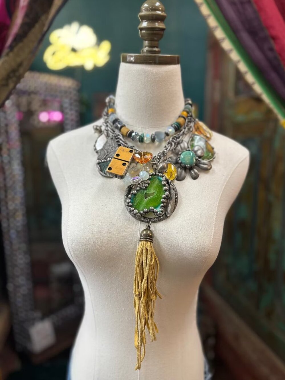 Art by Amy Labbe - Fall Travels Necklace